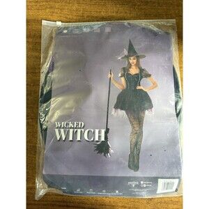 Hauntlook Wicked Witch women's costume in black Size Small NEW
